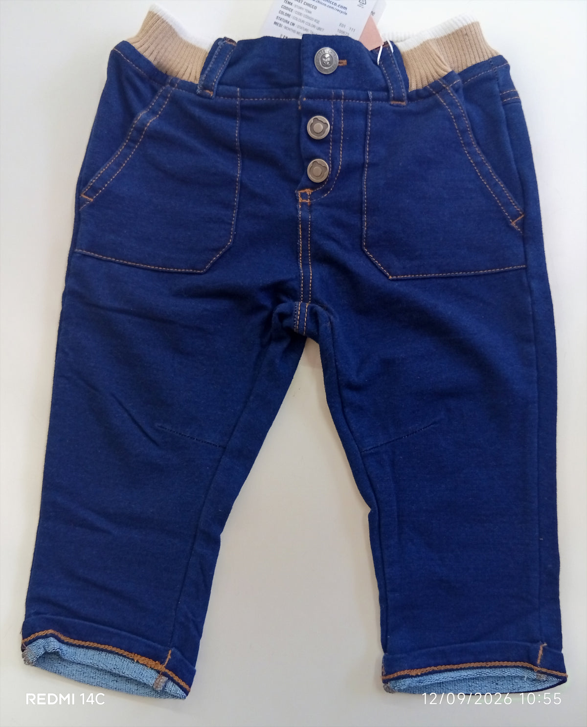 PANTALONE CHICCO BLU