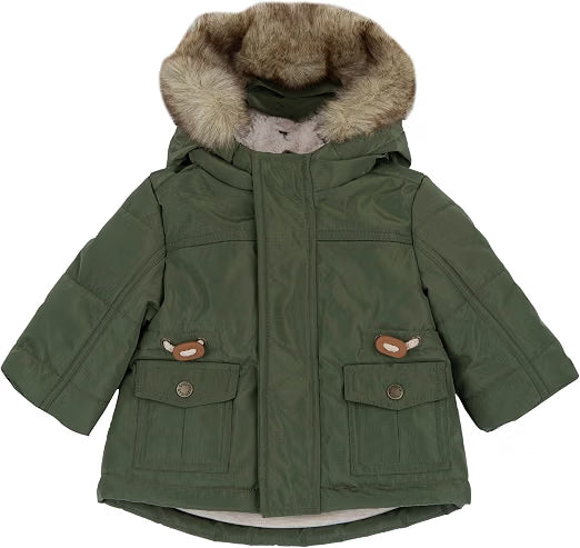 Giacca Imbottita Verde Chicco