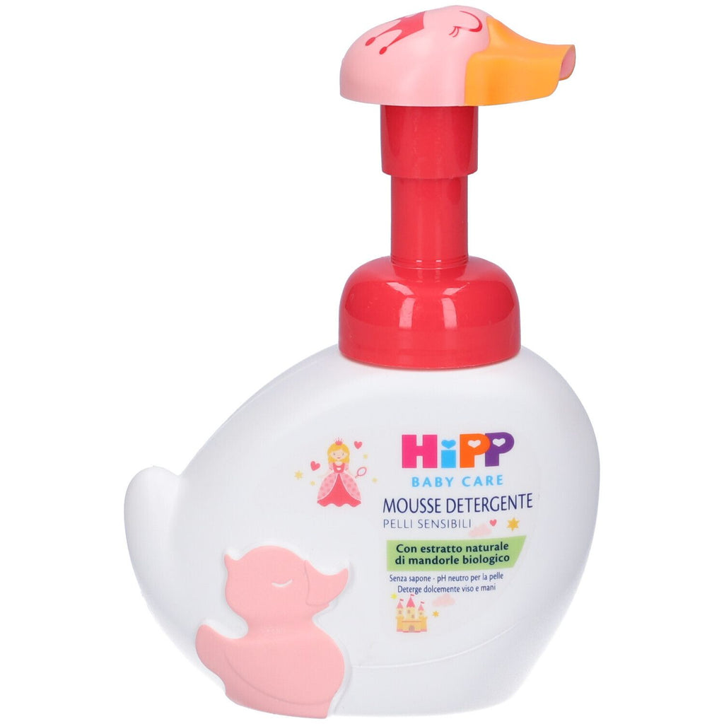Mousse detergente HiPP Baby Care viso e mani
