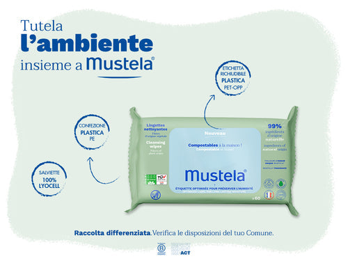 Salviette Profumate Mustela per Neonato – Confezione Singola