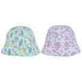 Cappellino estivo Chicco verde acqua e lilla a fantasia