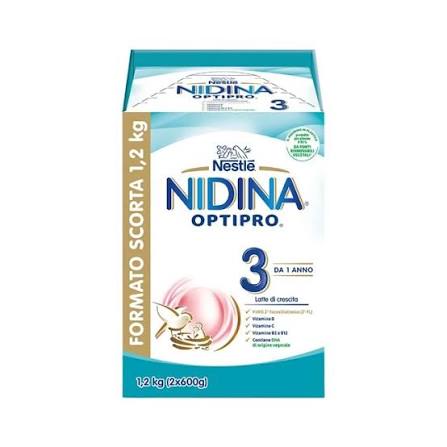 Nestlé Nidina Optipro 3 - Latte di Crescita in Polvere 1200g