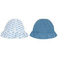 Cappellino estivo Chicco azzurro e bianco a fantasia