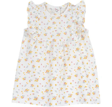 Abito estivo Chicco bambina con fantasia multicolore e volant
